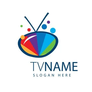 Vector logo TV Stock Illustration