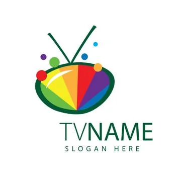 Vector logo TV Stock Illustration
