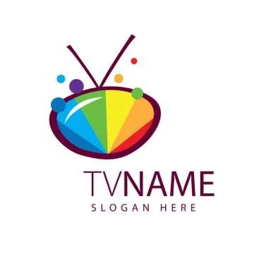 Vector logo TV Stock Illustration