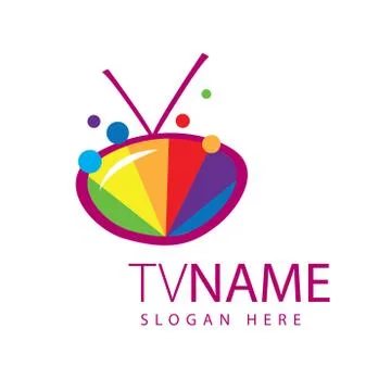 Vector logo TV Stock-Illustration