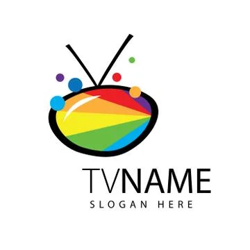 Vector logo TV Stock Illustration