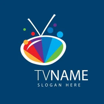 Vector logo TV Stock Illustration