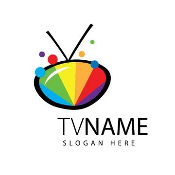 Vector logo TV Stock Illustration