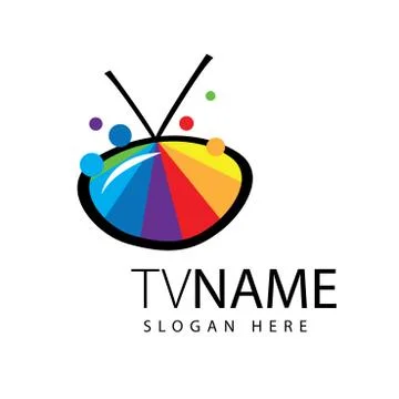 Vector logo TV Stock Illustration