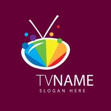 Vector logo TV Stock Illustration