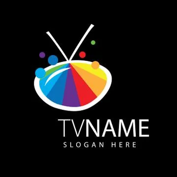 Vector logo TV Stock-Illustration