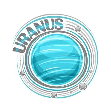 Vector logo for Uranus Illustrazione stock