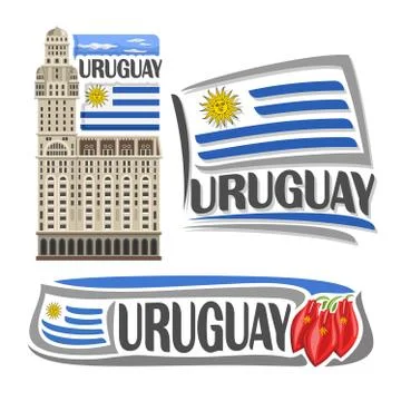 Vector logo for Uruguay Stock Illustration