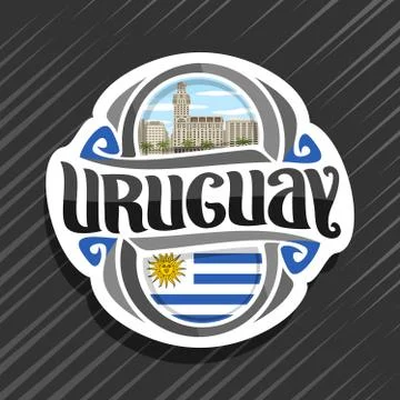 Vector logo for Uruguay Stock Illustration
