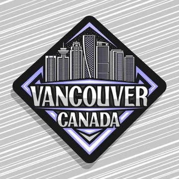 Vector logo for Vancouver Illustrazione stock