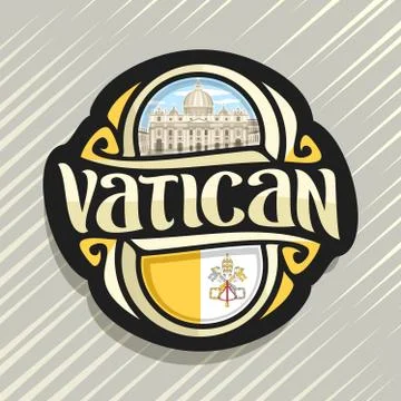 Vector logo for Vatican Stock Illustration