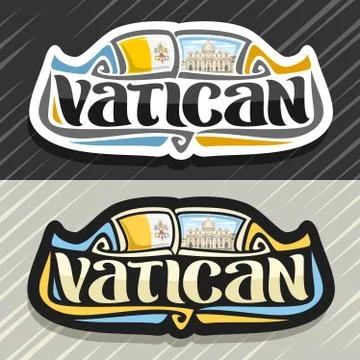 Vector logo for Vatican Stock Illustration