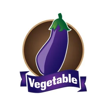 Vector logo of vegetables and natural product Stock Illustration