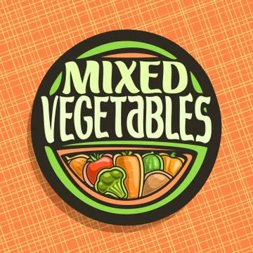 Vector logo for Vegetables Stock-Illustration