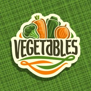 Vector logo for Vegetables Stock Illustration