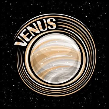 Vector logo for Venus Stock Illustration