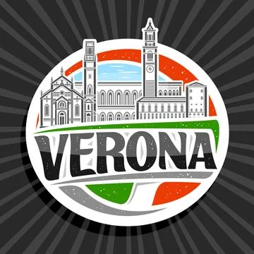 Vector logo for Verona Illustrazione stock