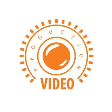 Vector logo video Stock Illustration