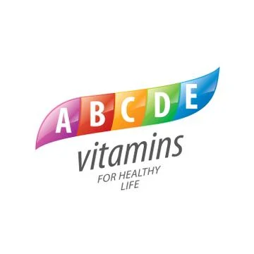 Vector logo vitamins Stock Illustration