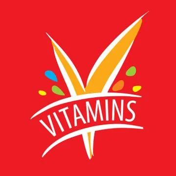Vector logo vitamins Stock Illustration