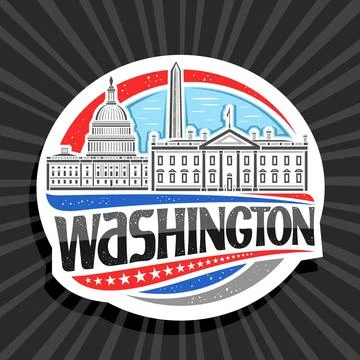 Vector logo for Washington Stock Illustration