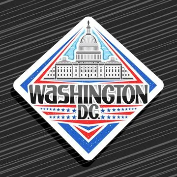 Vector logo for Washington Stock Illustration
