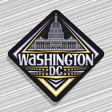 Vector logo for Washington Stock Illustration