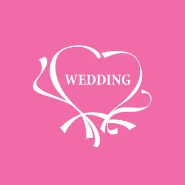 Vector logo wedding Stock Illustration