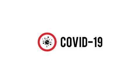 Vector logo on which an abstract image of the warning and informative sign of Stock Illustration