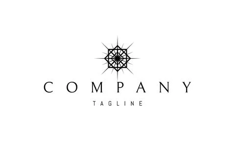 Vector logo on which an abstract image of a pattern of squares in the form of a Stock Illustration