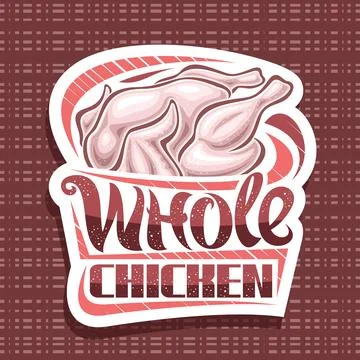 Vector logo for Whole Chicken Stock Illustration