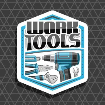Vector logo for Work Tools Stock Illustration