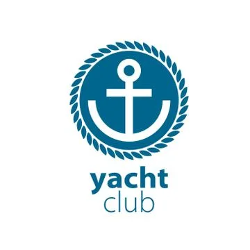 Vector logo yacht Stock Illustration