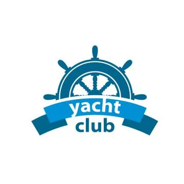 Vector logo yacht Stock Illustration