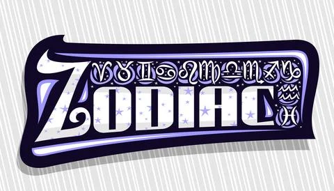 Vector logo for Zodiac Stock Illustration