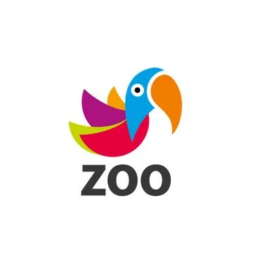 Vector logo zoo Stockillustratie