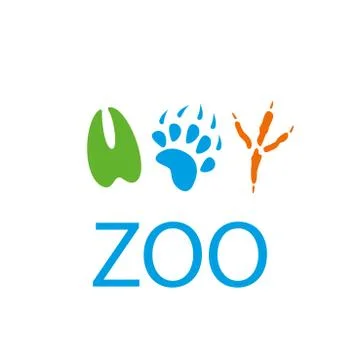 Vector logo zoo Stock Illustration