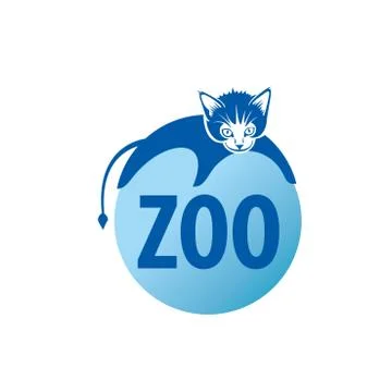 Vector logo zoo Stock Illustration