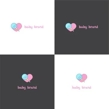 Vector logotype eps 10 about baby goods company Stock Illustration