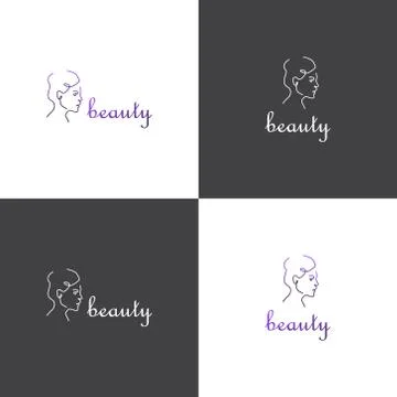 Vector logotype eps 10 about beauty industry or spa salon Stock Illustration