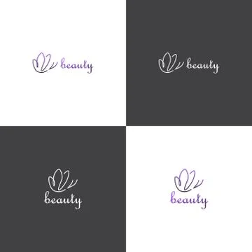 Vector logotype eps 10 about beauty industry or spa salon Stock Illustration