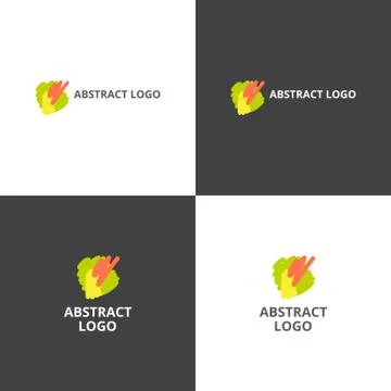 Vector logotype eps 10 in abstract style Stock Illustration