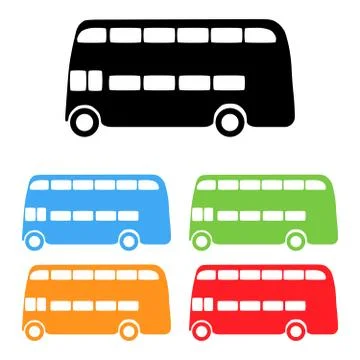 Vector london bus Stock Illustration