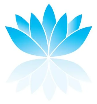 Vector lotus flower Illustrazione stock