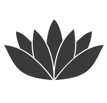 Vector lotus flower Stock Illustration