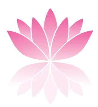 Vector lotus flower Illustrazione stock