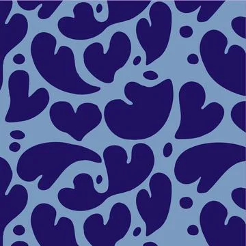 Vector love heart pattern design Stock Illustration
