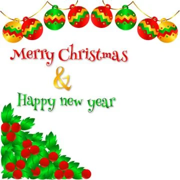 Vector Lovely Christmas Card.Pattern 3 Stock Illustration
