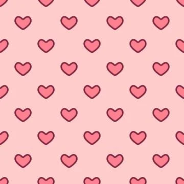 Vector lovely seamless pattern Illustrazione stock