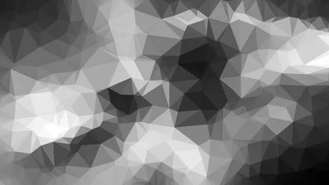 Vector Low poly abstract black and white background, trendy, geometric, bus.. Stock Illustration